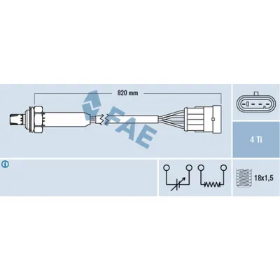 Sonda lambda FAE 77184