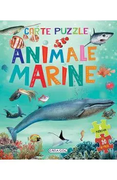 Animale marine. Carte puzzle