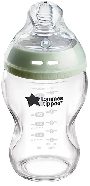 Sticlă autosterilizabilă Tommee Tippee - Natural Start, 0m+, 250 ml