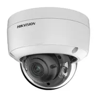 Camera supraveghere IP Dome Hikvision ColorVu DS-2CD2147G2-LSU(2.8MM)(C), 4 MP, 2.8 mm, lumina alba 30 m, PoE, microfon, slot card