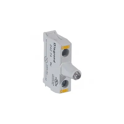 Osmoz electrical block - pentru control station illuminated - yellow 230 V~