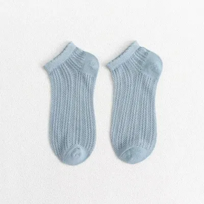 Sosete pentru dama, SS237, Albastru, marime universala (35-39)