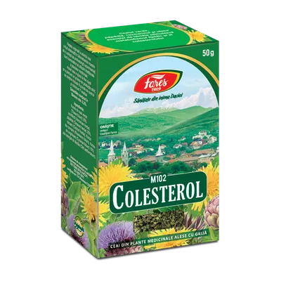 Ceai Colesterol M102, 50g, Fares