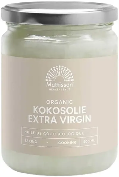 Organic Coconut Oil Extra Virgin, 500 ml, Mattisson Healthstyle