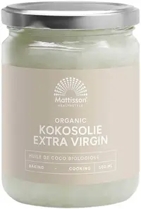 Organic Coconut Oil Extra Virgin, 500 ml, Mattisson Healthstyle