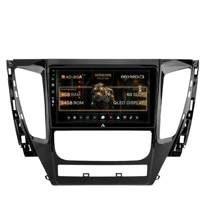 Navigatie Mitsubishi Pajero (2016-2018), Android, A-Octacore 4GB RAM + 64GB ROM, 9 Inch - AD-BGA9004+AD-BGRKIT270