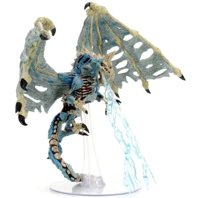 D&D Icons of the Realms Miniatures Boneyard Premium Set - Blue Dracolich (Set 18)