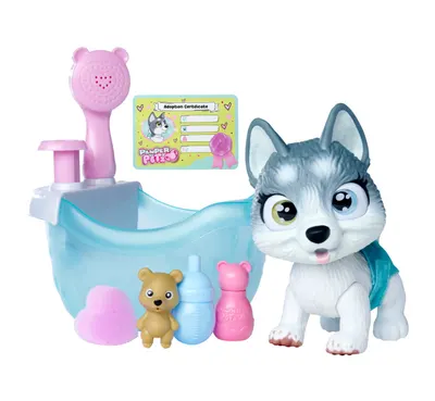 Jucarie Pamper Petz - Catelusul Husky la baie