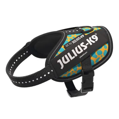 Ham Julius-K9 IDC Power, leopard, reflectorizant, circumferința piept 33-45 cm, pentru câini cu greutate de 2-5 kg