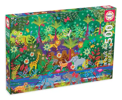 Puzzle Educa din 500 de piese - Jungla