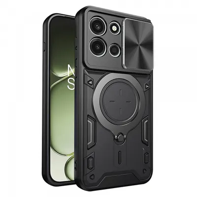 Husa pentru OnePlus Nord 6, Techsuit, CamGuard Pro, Neagra