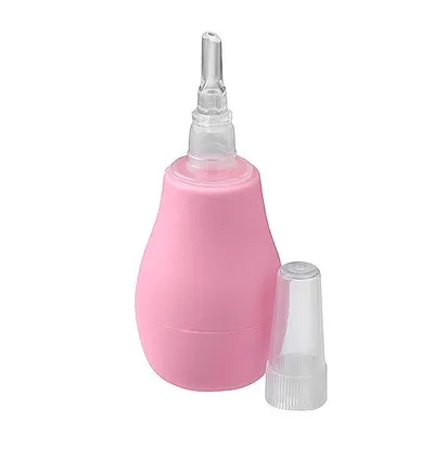 Aspirator nazal Baby Ono cu varf de silicon Roz