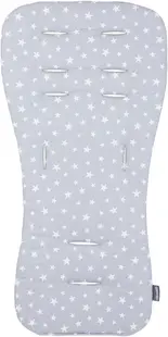 Husă moale pentru cărucior Chipolino - Stele, gri