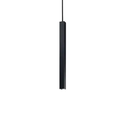 Corp de iluminat suspendat, lustra ULTRATHIN D040 SQUARE NERO