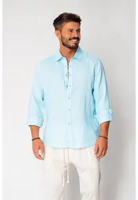 Camasa dIn 100% In Blue New 17519