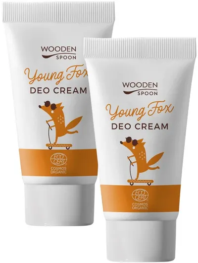 Wooden Spoon Set - Deodorant cremă Young Fox, 2 х 40 ml