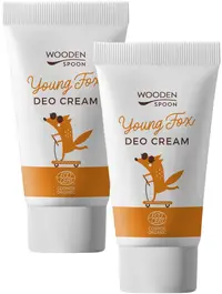Wooden Spoon Set - Deodorant cremă Young Fox, 2 х 40 ml