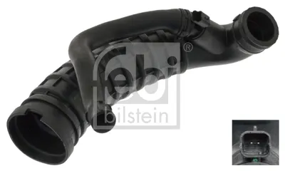 Furtun aer intercooler (diametru 76,5mm, negru) MINI (R56), (R57), CLUBMAN (R55) 1.6 intre 2006-2014