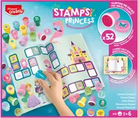 Ștampile Maped Creativ - Princess, 52 buc