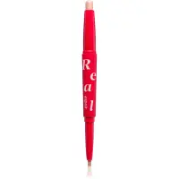 espoir Real Eye Dual Stick creion de ochi lunga durata cu efect de iluminare culoare 02 Peach Beam 0.5 g