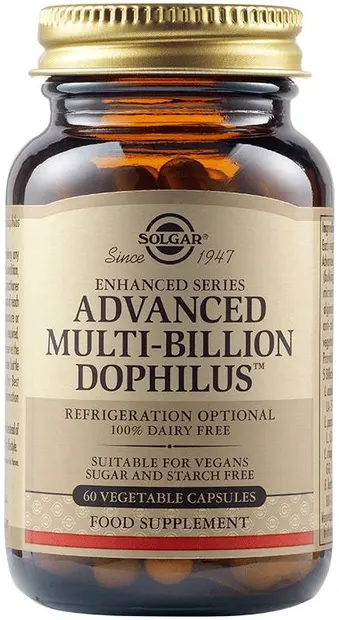 Advanced Multi-Billion Dophilus, 60 capsule vegetale, Solgar
