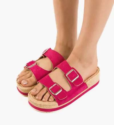 Papuci dama Roshun Fuchsia