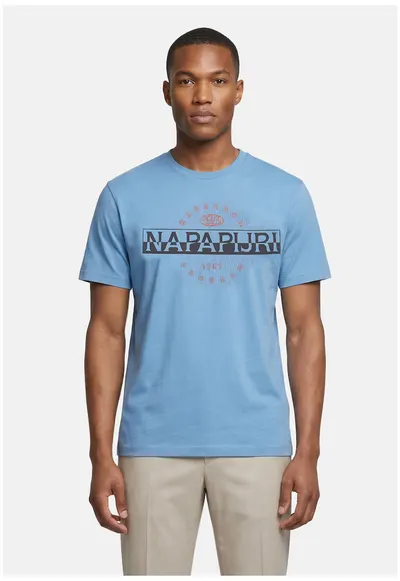 Tricou cu imprimeu logo Albafora - Albastru