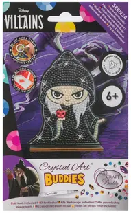 Kit de broderie cu diamante Craft Buddy - Crystal Art Buddies: Vrăjitoare rea, 7 piese