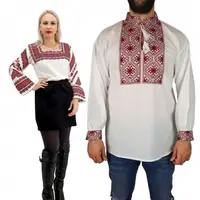 Set Traditional Cuplu 277 Camasi traditionale cu broderie