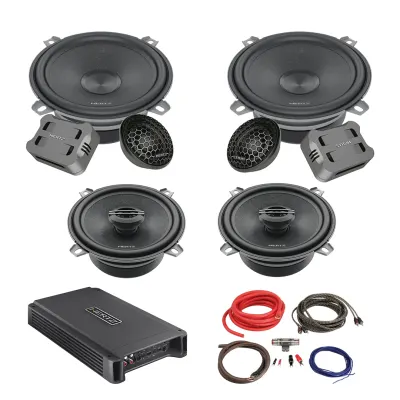 Pachet Difuzoare Auto cu amplificator Mazda 2 2002-2014 Hertz Cento 760 W