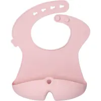 b.box Silicone Bib bavețică Blush 4m+ 1 buc