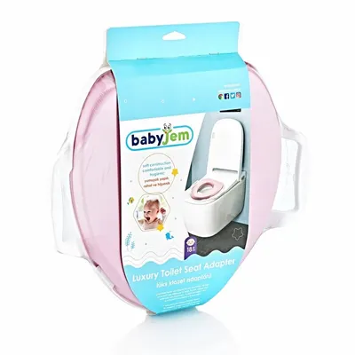 Reductor moale pentru toaleta BabyJem Lux Pink