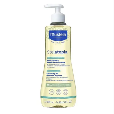 Ulei de Curățare pentru Piele Atopică Stelatopia, 500 ml, Mustela