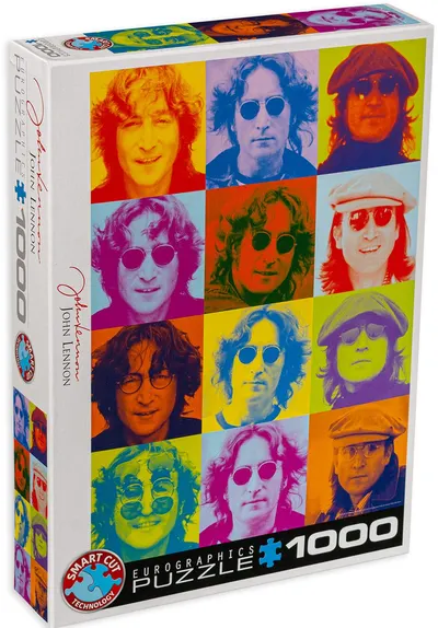 Puzzle Eurographics din 1000 de piese - Portretul lui John Lennon