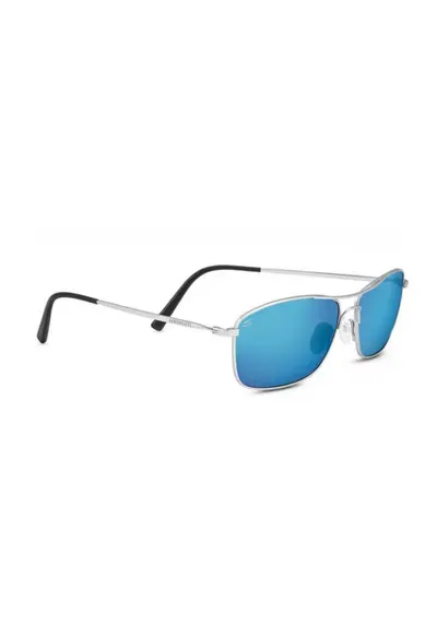 Ochelari CORLEONE Shiny Silver Mineral Polarized 555nm Blue