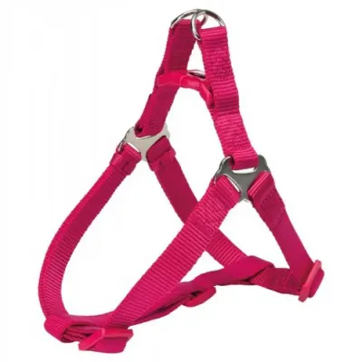 Ham pentru caini Premium One Touch Fuchsia L 65-80 cm 25 mm