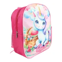 Rucsac copii, 26x22x10 cm, bretele intarite si ajustabile, multicolor, Unicorn Engros