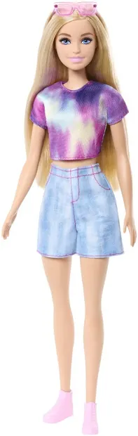 Păpuşă Barbie Mysteries Beach Detectives - Cu blugi și tricou colorat