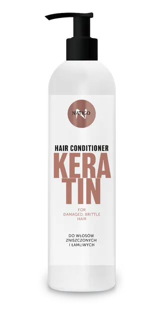 Balsam cu keratina pentru par deteriorat si fragil, 500ml, Natigo