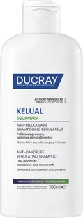 Ducray Kelual Squanorm Șampon de tratament reglator împotriva mătreții grase, 200 ml