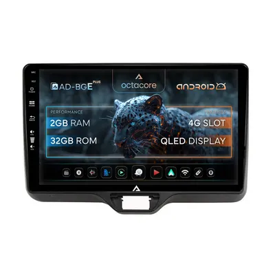 Navigatie Toyota Yaris (2020+), Android, E-Octacore 2GB RAM + 32GB ROM, 10.1 Inch - AD-BGE10002+AD-BGRKIT105