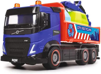 Jucărie pentru copii Dickie Toys City Truck - Camion cu containere de gunoi