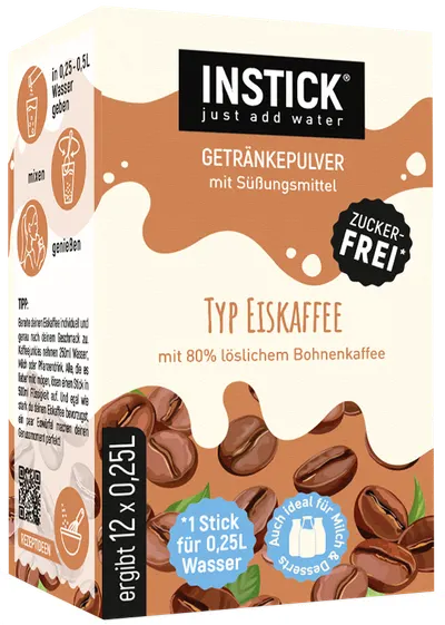 Instant cafea cu gheață, 12 x 2 g, Instick