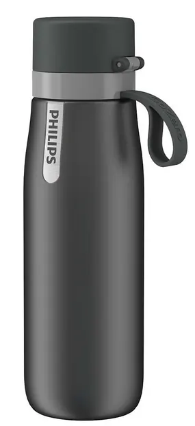 Sticla de apa Philips GoZero - Daily, neagra
