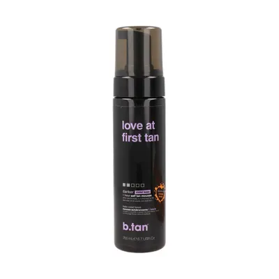 Autobronzant mousse, B.Tan, Love At First Tan, 200 ml, bronz întunecat rapid