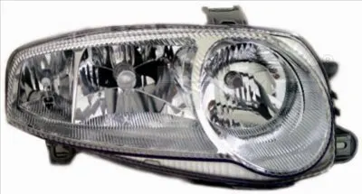 Far stanga (H1 H7, reglaj electric, fundal cromat) ALFA ROMEO 147 2001-2004
