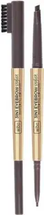 Wibo Creion pentru sprancene 3 în 1 Eyebrow Stylist, 02, 0.4 g