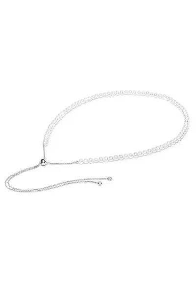 Colier argint cu perle naturale - Goccia