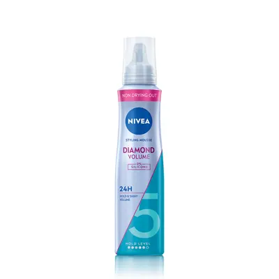 Spuma pentru coafat Diamond Volume, 150ml, Nivea