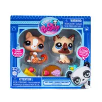 Set 2 figurine si accesorii, Littlest Pet Shop, Seria 1